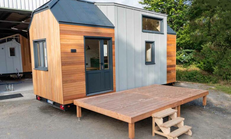 Une terrasse pour votre tiny house, c'est désormais possible avec Baluchon.