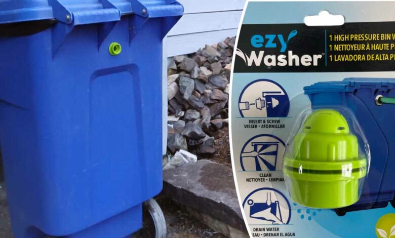 Ezywasher permet de faciliter le nettoyage des containers à poubelles.