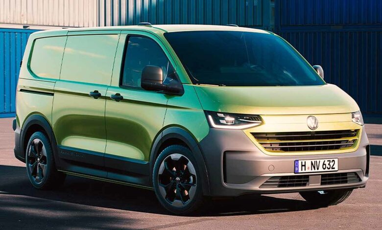 Le nouveau modèle de Transporter Volkswagen.