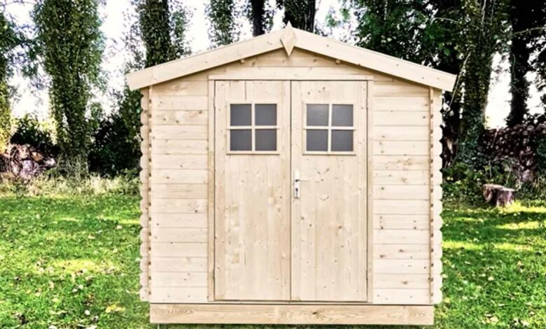 Un abri de jardin à monter et à entretenir soi-même.