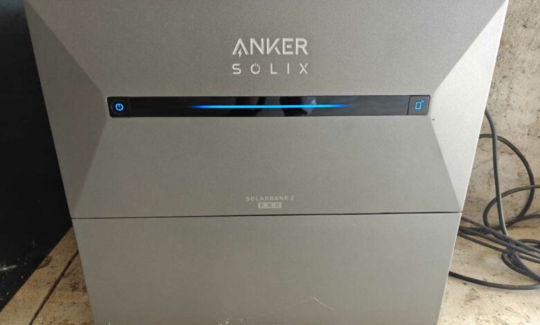 La batterie Anker SOLIX et son extension.