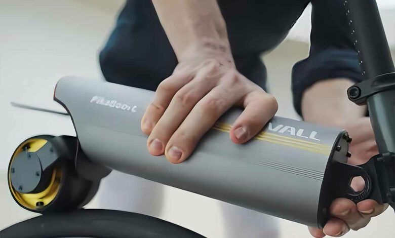 Un kit d'électrification de vélo qui s'installe en quelques instants.