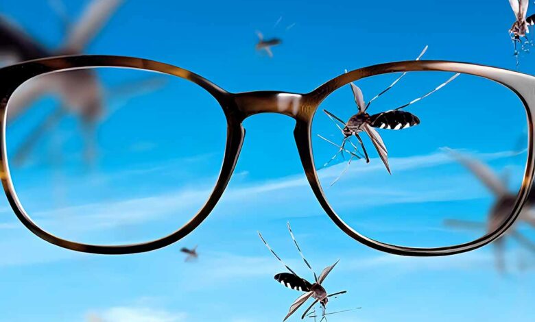 Des lunettes capables de repousser les moustiques.