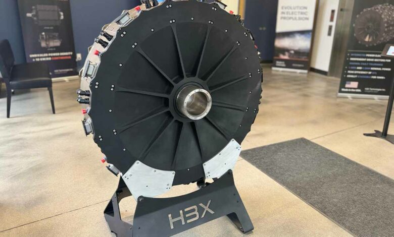 Un prototype de moteur électrique haute densité.