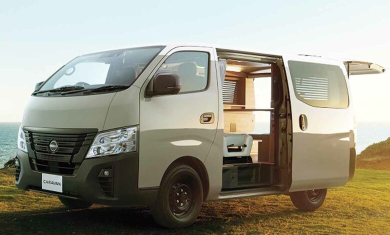 Nissan dévoile son dernier modèle de camping car, le Caravan MyRoom.