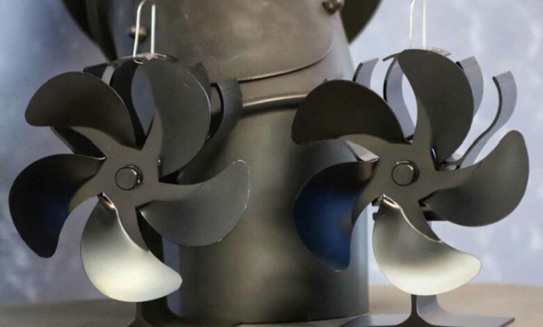 Gagnez quelques degrés et réalisez des économies avec un ventilateur de poêle à bois.
