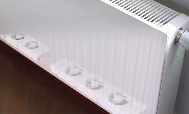 L'installation de ventilateurs de chauffage permet de diffuser la chaleur de façon plus homogène dans une pièce.