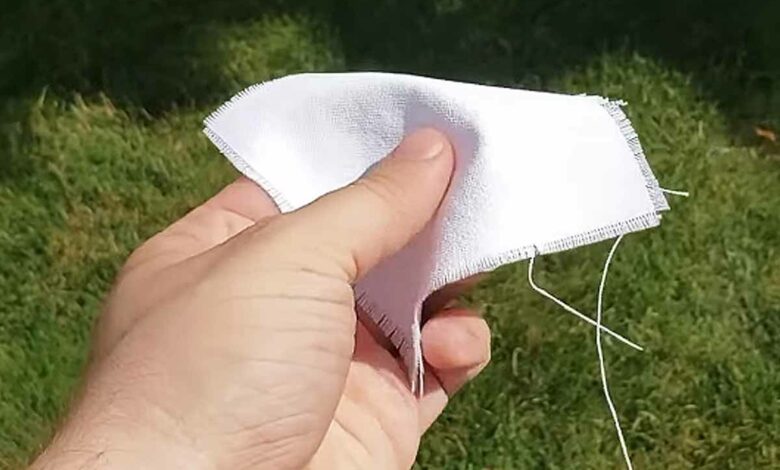 Un tissu traité qui permet de réduire les effets de la chaleur.