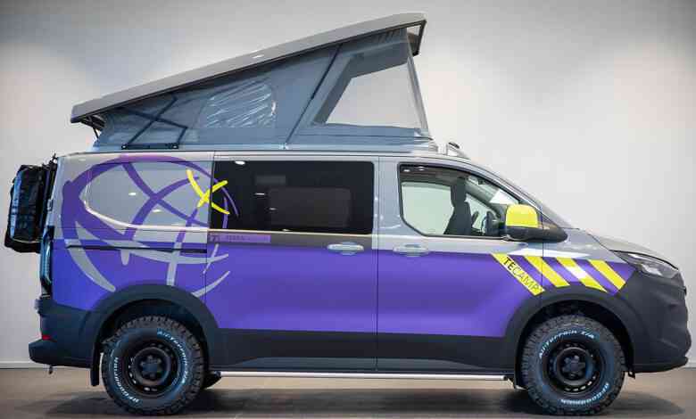 Terracamper dévoile son modèle de van aménagé 4×4 sur une base de Ford transit.