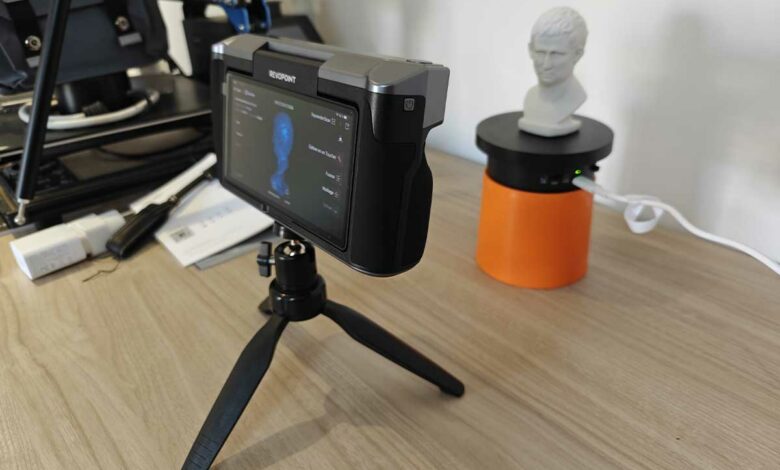 Un scanner 3D autonome pour les petits et les grands objets.