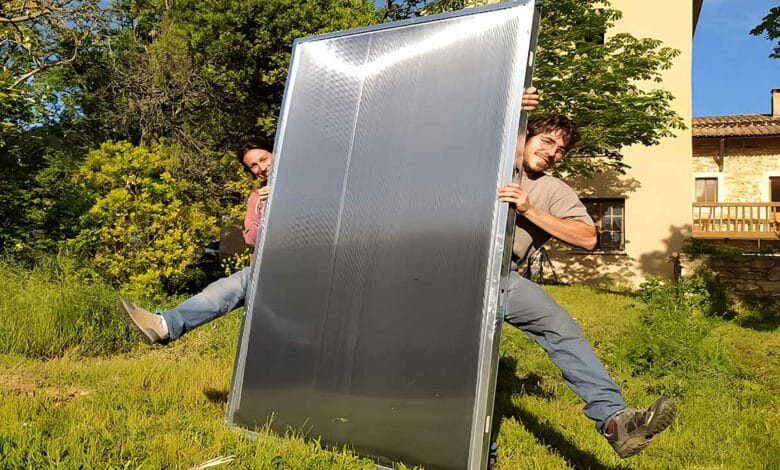 Fabriquez votre chauffe-eau solaire avec un kit de construction Sunberry.