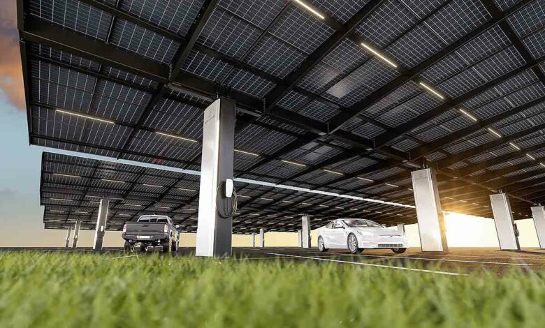 Une solution de production électrique spécialement conçue pour les parkings et qui s'assemble comme des Lego.