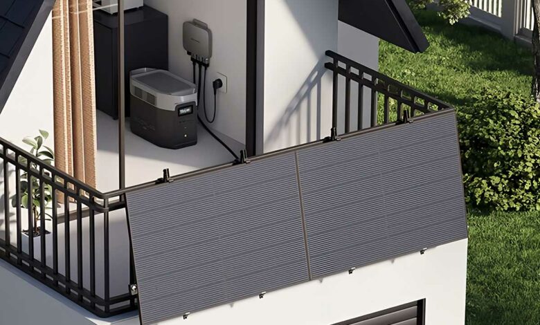 Panneaux solaires équipés d'un tracker.