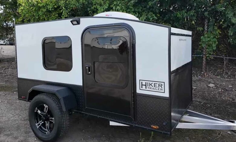 Une mini caravane minimaliste à un tarif défiant toute concurrence est proposée par Hiker Trailers aux USA.