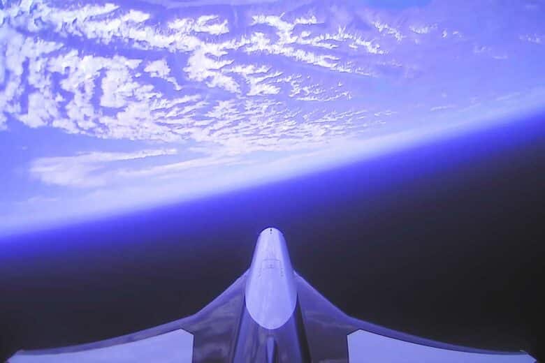 Le MK-II Aurora à 25,9 km d'altitude.