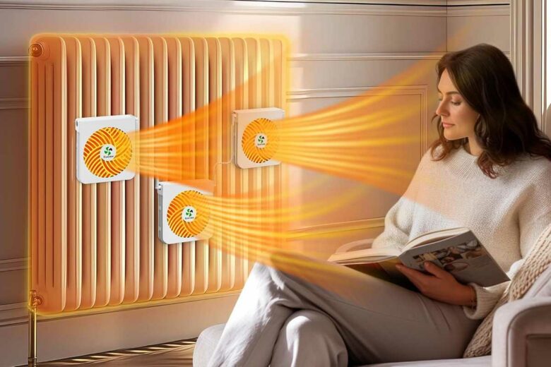 Ventilateurs de radiateur qui diffusent la chaleur.