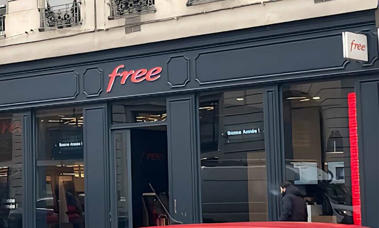 La boutique Free rue de la barre à Lyon 69002.