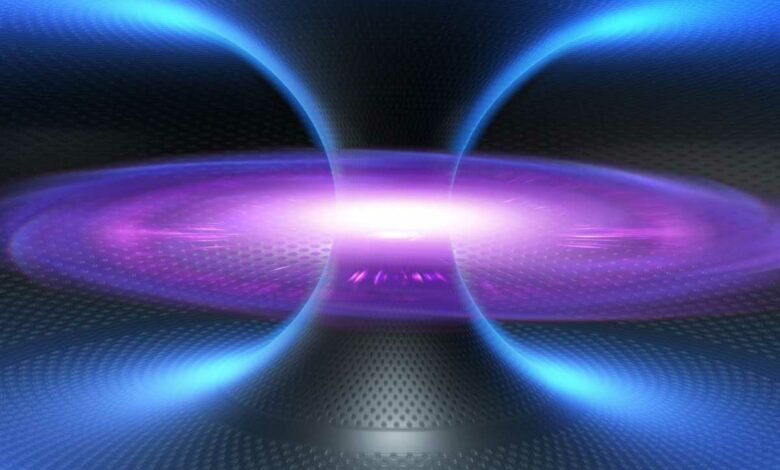 Représentation de la fusion nucléaire.