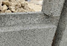 Des murs en béton-bois pour la construction.