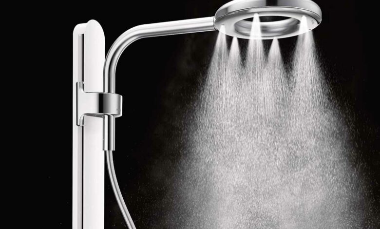 Une douche sous forme de pluie fine.