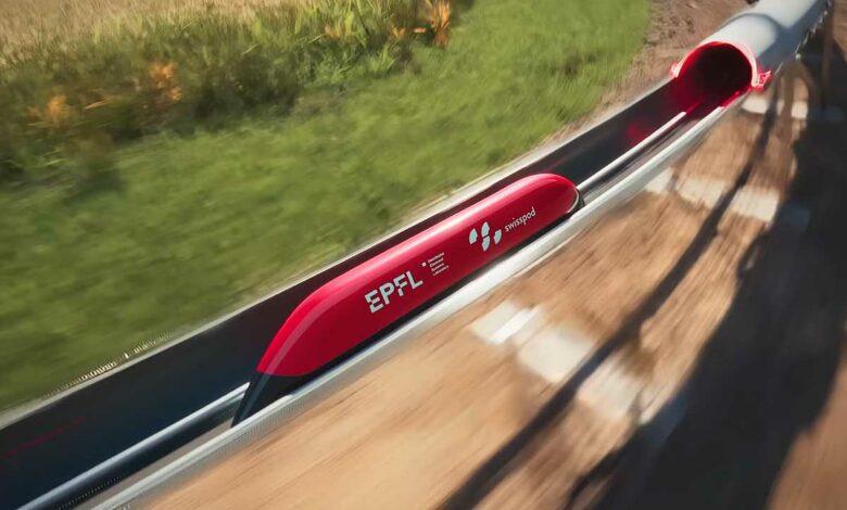 Des essais d'un train hyperloop ont eu lieu en Suisse dernièrement.