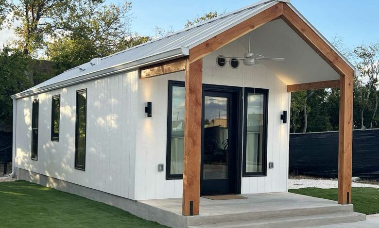 Une mini habitation mise en place par IKEA à San Antonio aux USA.