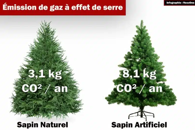 Sapin naturel vs sapin artificiel.