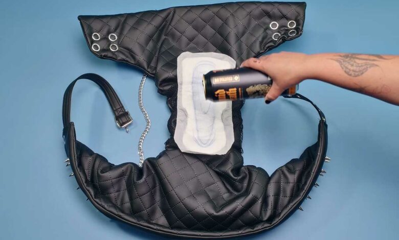 La couche de protection Pit Diaper de Liquid Death.