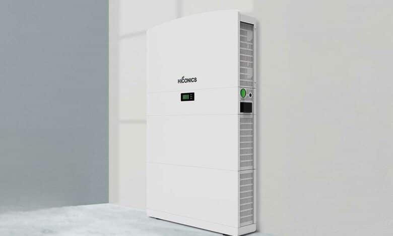 La dernière génération de batterie résidentielle de Midea Hiconics.