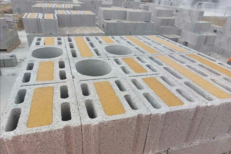 Une palette de blocs Natur R1