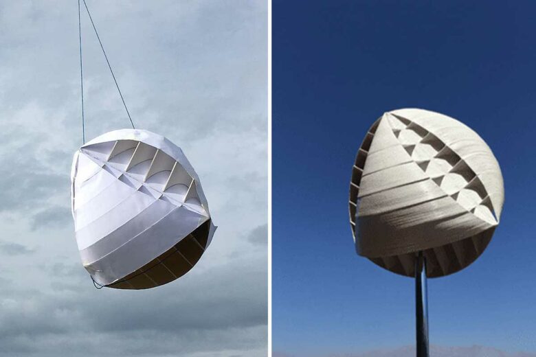 Les deux premiers modèles d'éolienne non commercialisés.