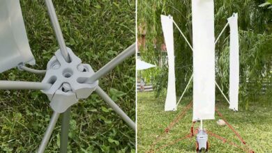 Détails de l'éolienne Vela 9.