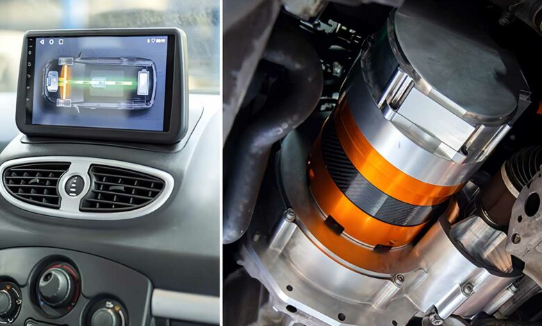 Un kit pour convertir un moteur thermique en hybride.