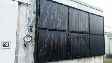 Des panneaux isolants photovoltaïques de façade.