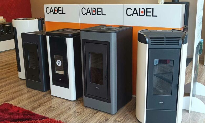 Des poêles à granulés de la marque Cadel.