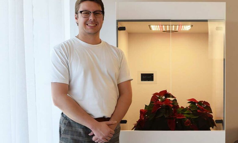 L'inventeur de la serre d'intérieur Gayaa.