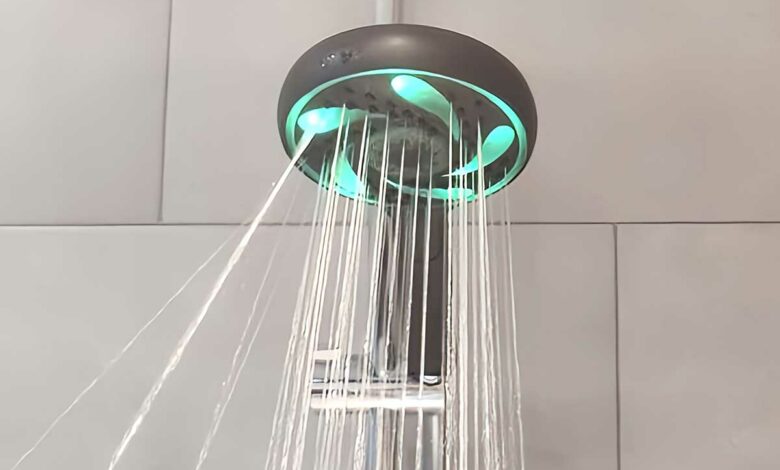 Un pommeau de douche pour réaliser des économies d'eau.