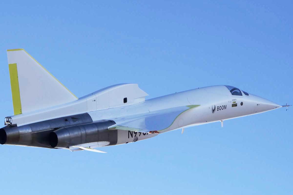 L'avion XB-1 de Boom Supersonic.