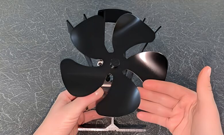 Un ventilateur de poêle.