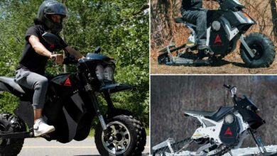 La moto électrique Combat peut être utilisée sous différentes configurations. Crédit photo : Avvenire