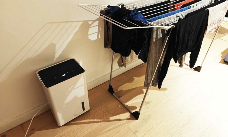 Le déshumidificateur Duux Bora connecté.