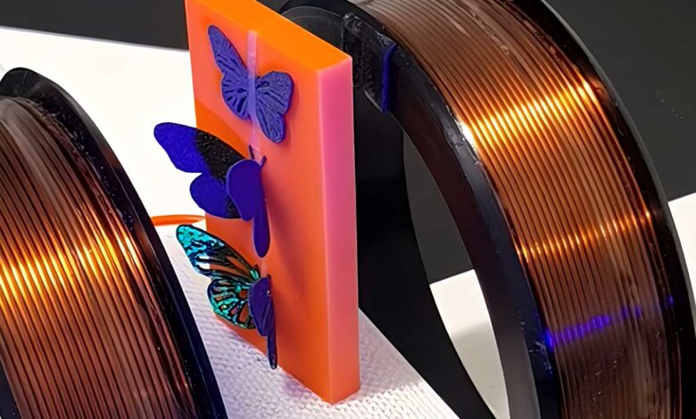 Des ailes de papillon imprimées en 3D.