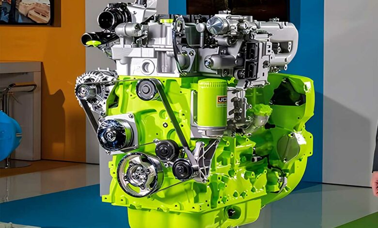 Un moteur hydrogène JCB pour engins de construction.