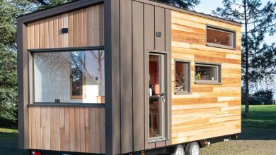 Une tiny house Baluchon, modèle Cardabelle.