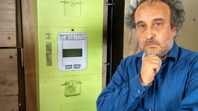Un consommateur et son compteur Linky.