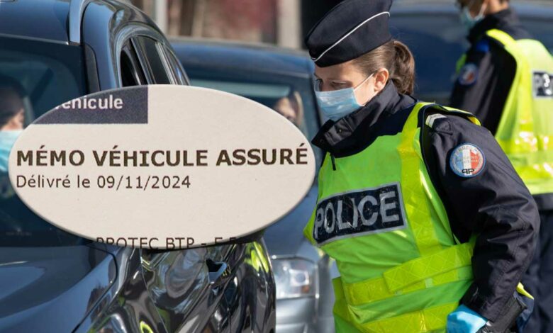 Un contrôle des forces de l'ordre.