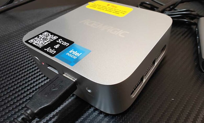 Le mini PC : ACEMAGICIAN V1 Mini PC Ιntel Twin Lake N150.