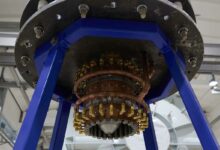 Un détail du moteur à plasma de Rosatom.