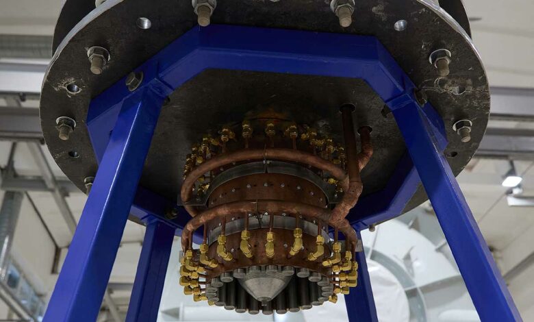 Un détail du moteur à plasma de Rosatom.