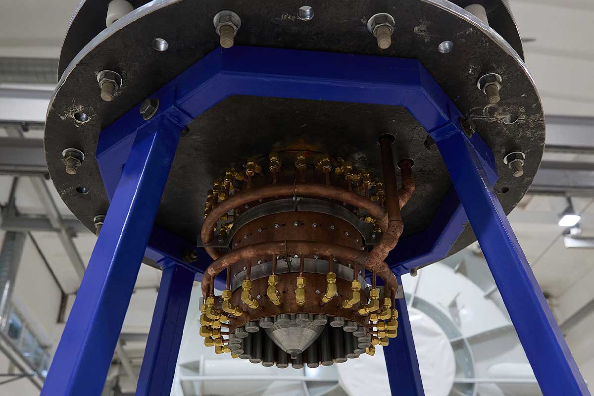 Un détail du moteur à plasma de Rosatom.